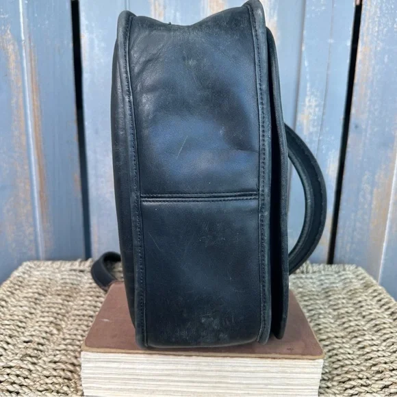 Coach Vintage Patricia's Legacy Saddle Bag 9951 Black - Picture 7 of 16